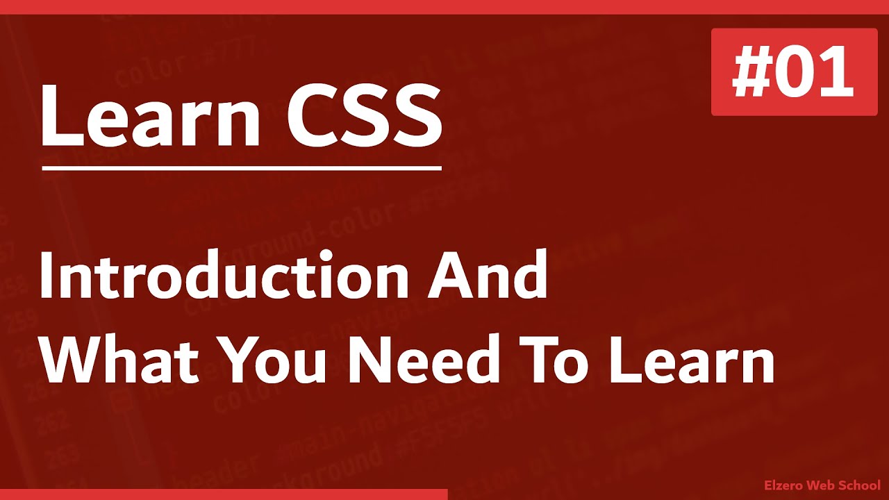 تعلم لغة css بالعربية من الصفر حتى الاحتراف مع اسامة الزيرو 2021