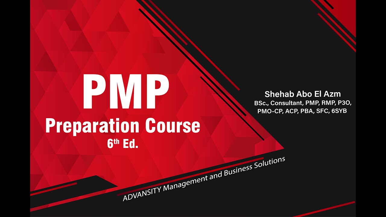 كورس ادارة المشروعات الاحترافية PMP